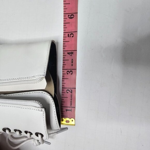 NWOT Dolls Kill Lamoda Serenity Lace Up White Ankle Boots size 8 - Picture 14 of 15